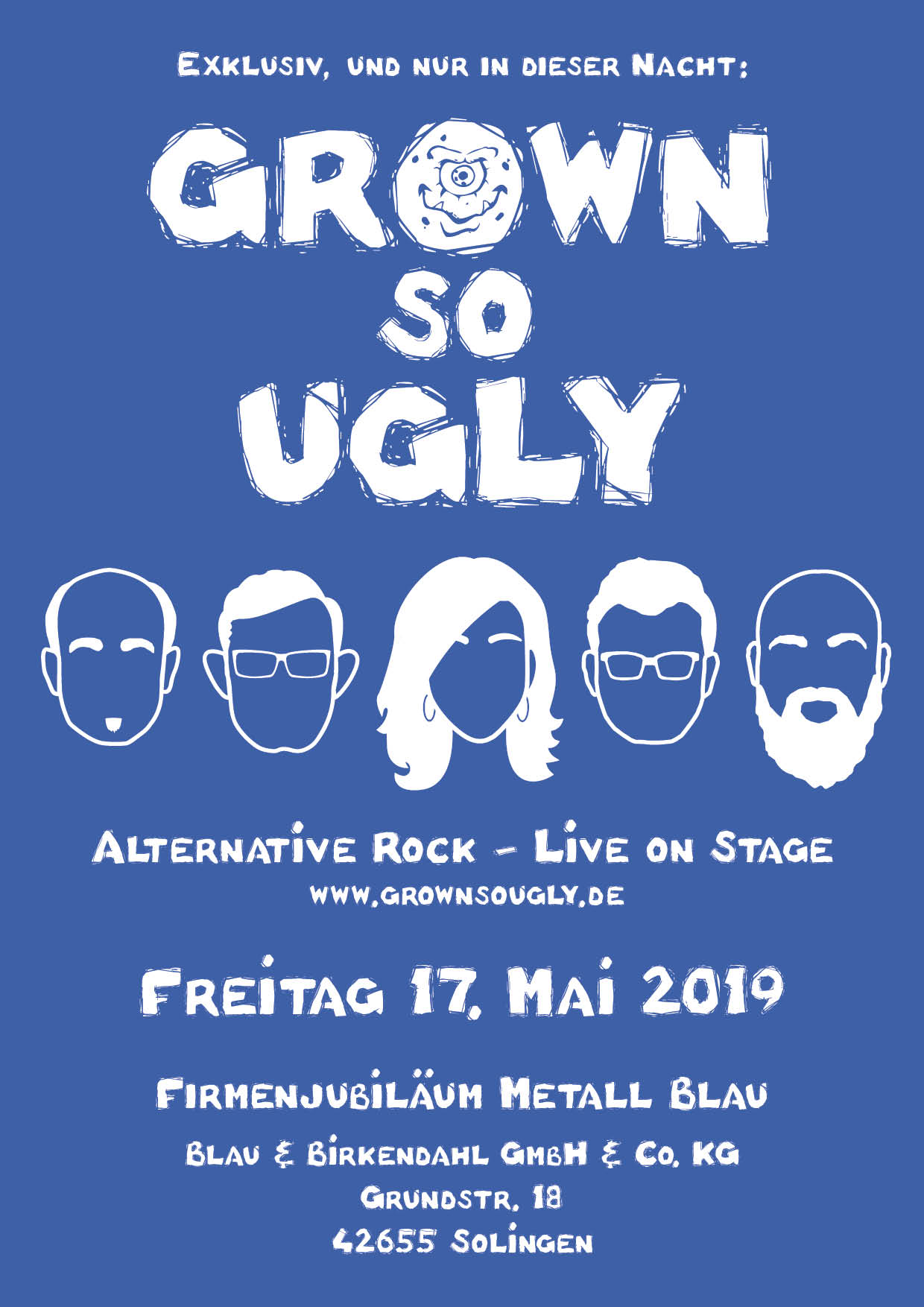 Auftritt Firmenjubiläum Metall Blau 17.05.2019